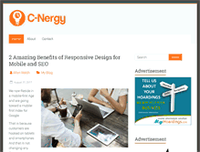 Tablet Screenshot of c-nergy.net